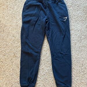 Gymshark Blue Jogger Sweatpants with Tapered Leg